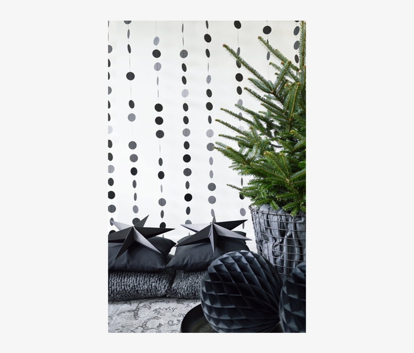 Circle Garland Gold Glitter - Garland, transparent png download