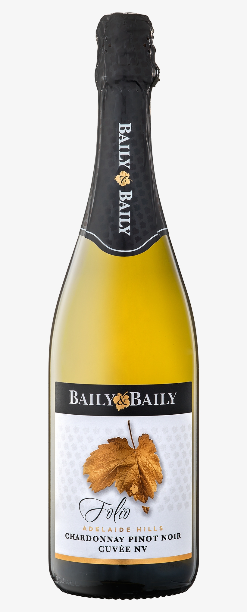 Baily & Baily Folio Sparkling Chardonnay Pinot Noir - Baily & Baily Chardonnay Pinot Noir, transparent png download