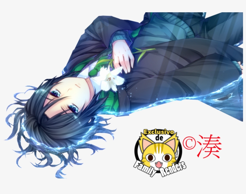 Anime Lying In The Water, transparent png download
