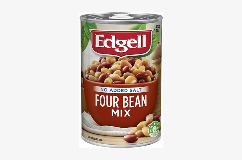Corn Kernels Mulitpack 125g - Edgell 4 Bean Mix, transparent png download