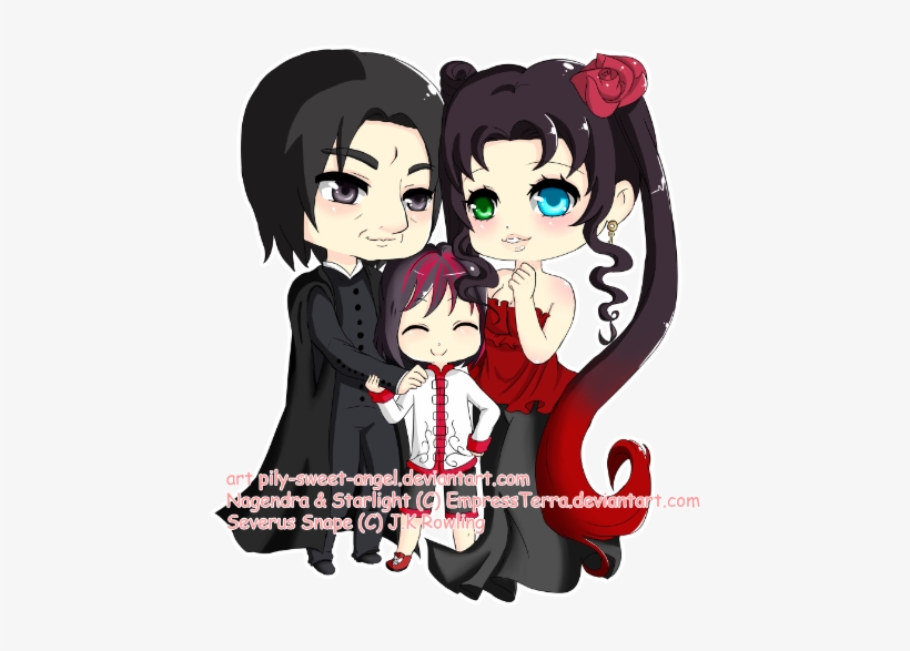 It Features Severus Snape And Starlight Fanell - Cartoon, transparent png download