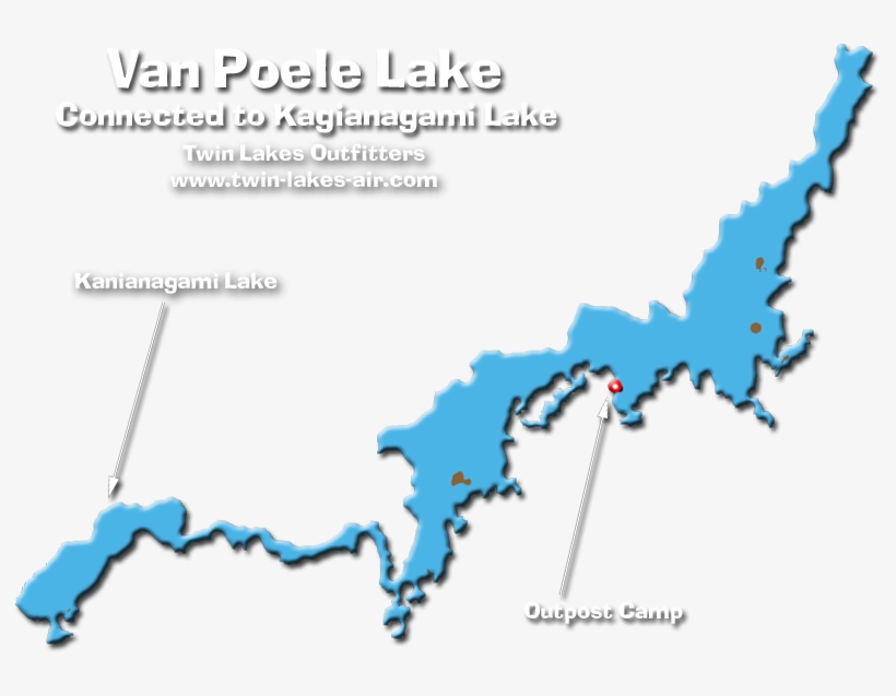 A Private 4 Mile Long Lake With Walleye And Northern - Map, transparent png download