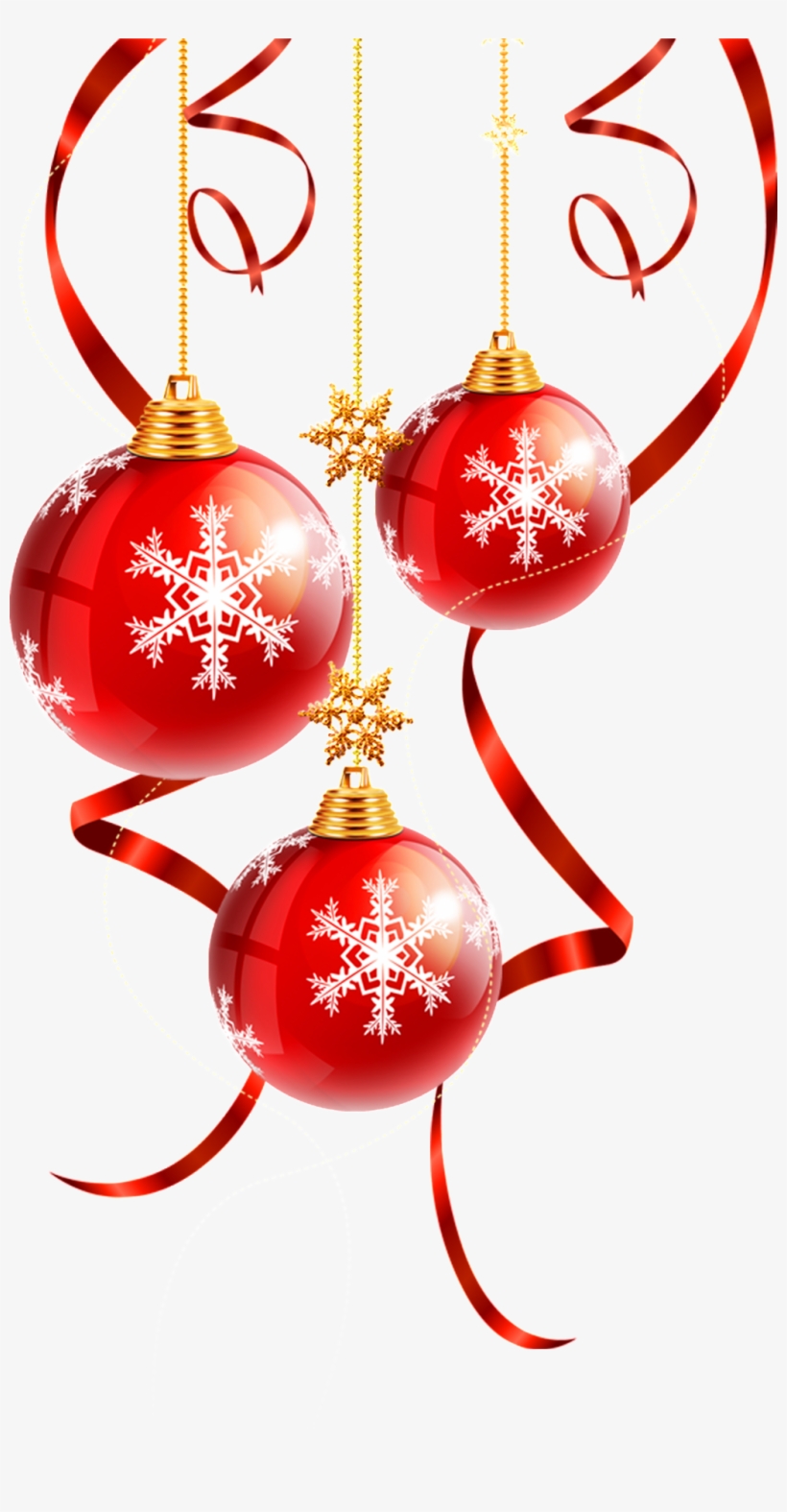 Red Snowflake Bulb Transparent - Bolas De Navidad Colgando Png, transparent png download