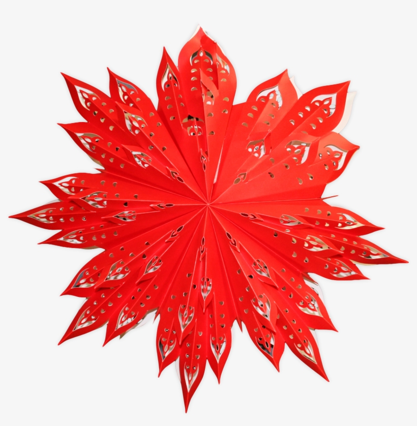 Red Snowflake Png Download - Craft, transparent png download