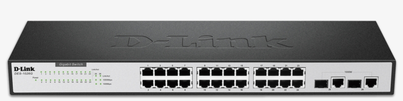 D-link Des 1026g Switch - 24 Ports - Unmanaged, transparent png download