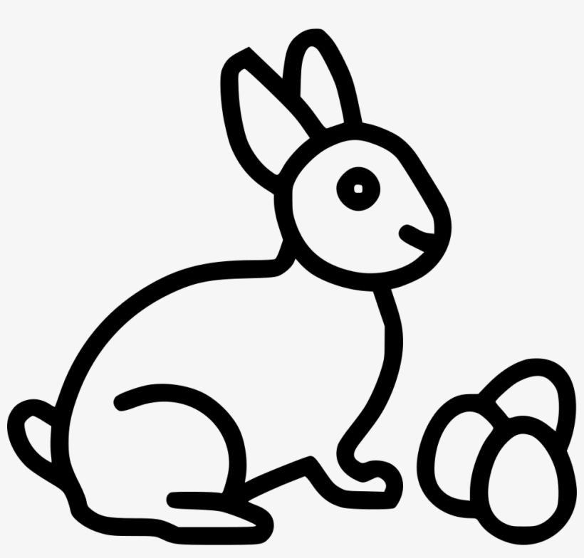 Bunny Rabbit Eggs Paschal Play Comments - Icon, transparent png download