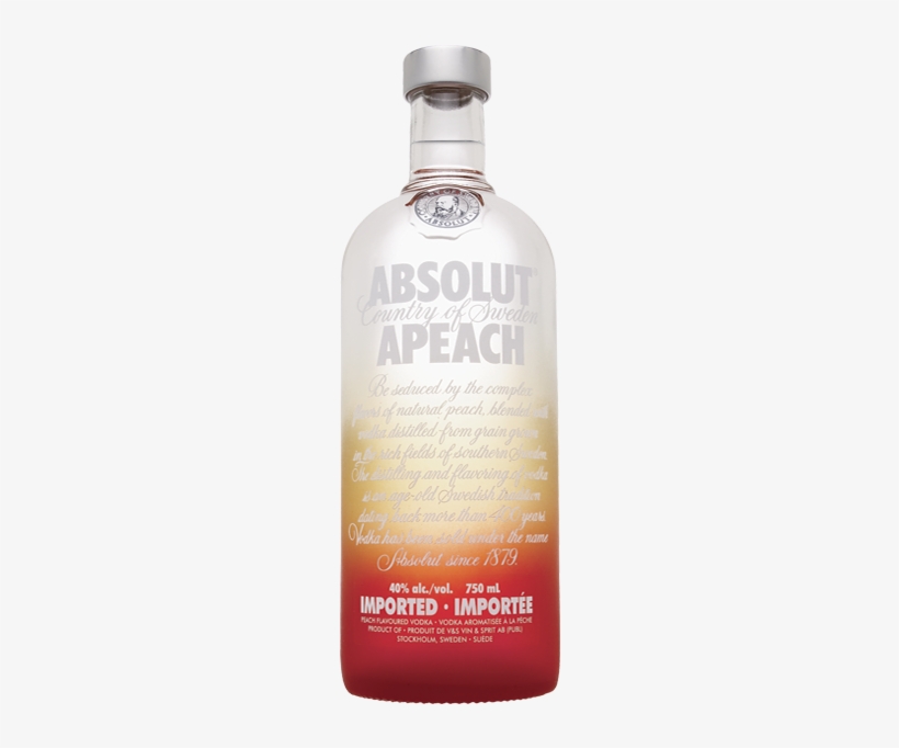 Absolut Apeach - Absolut Vodka, transparent png download