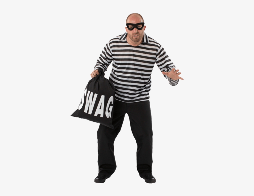 Adult Burglar Bill Costume - Burglar Outfit, transparent png download