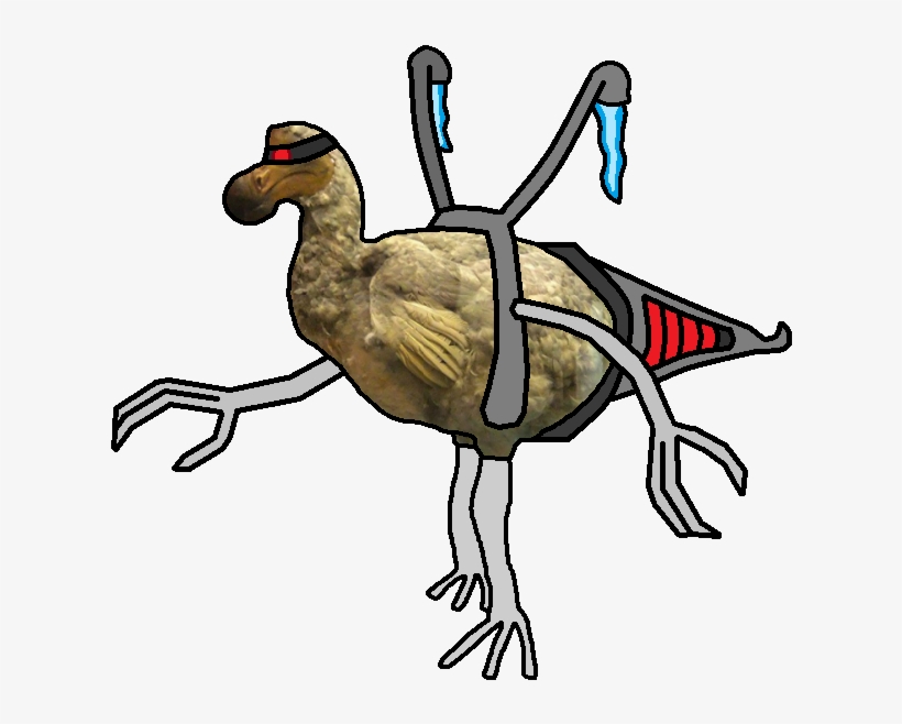 Terry The Dodo Bird With Mech Suit - Mecha, transparent png download