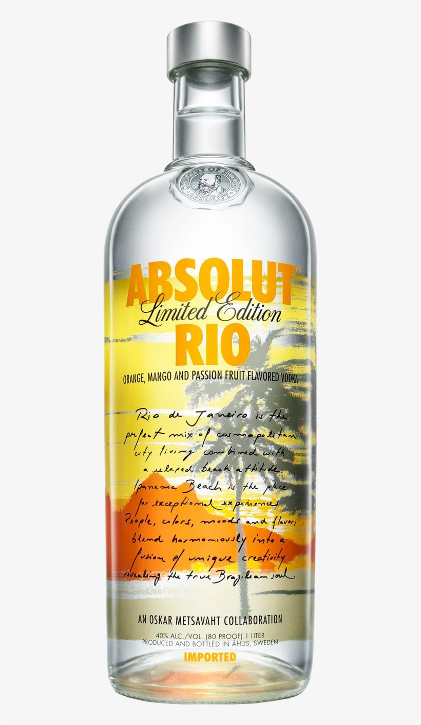 Absolut Limited Edition Rio, transparent png download