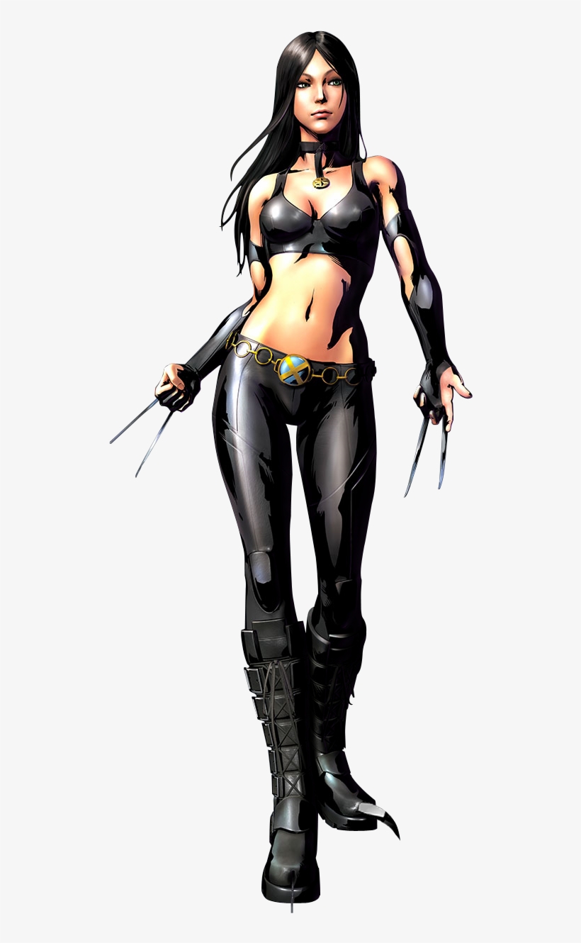 Mvc3 X 23 Render By Triggerhappy039-d3aqb5a - X Men Girl Wolverine, transparent png download