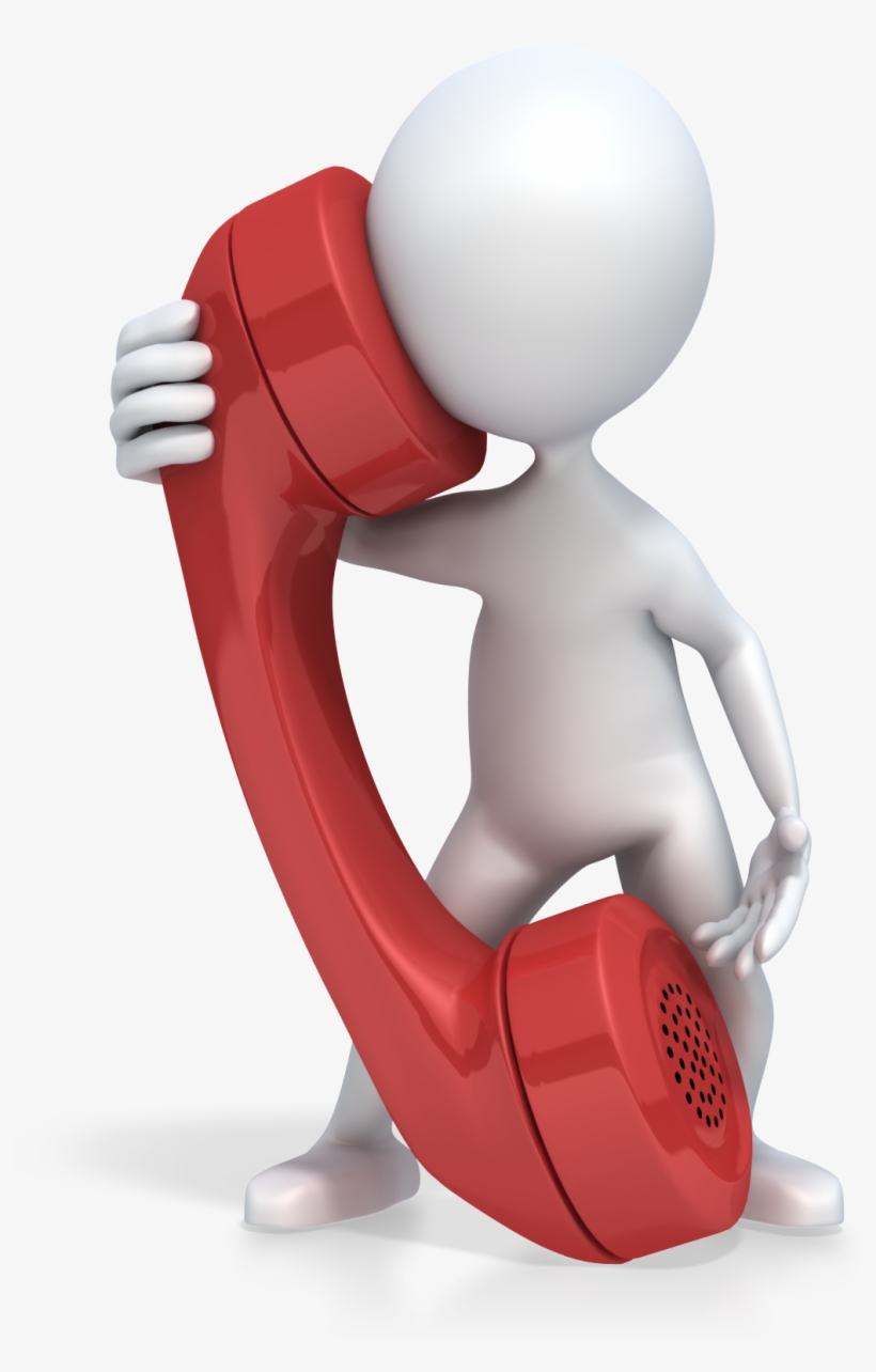 Contact Us - Talking On Telephone Png, transparent png download
