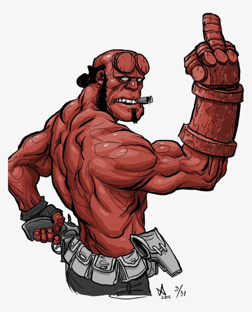 Hellboy Png Free Download - Hellboy Png, transparent png download