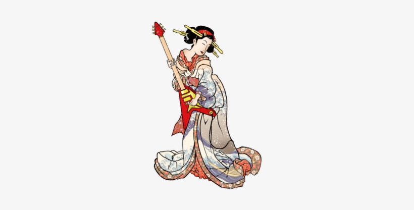 Geisha Clipart Transparent - Geisha Rock Pin Back Button. By Artistshot, transparent png download