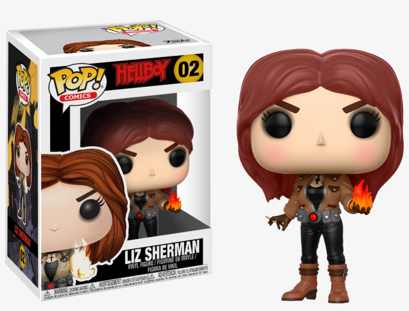 Comics Hellboy Liz Sherman - Funko Pop Ginny, transparent png download