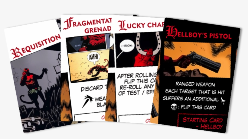 Choose From Hellboy, Abe Sapien, Liz Sherman And Johann - Board Game, transparent png download