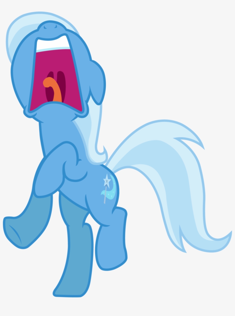 Davidsfire, Female, Mare, Nose In The Air, Open Mouth, - Trixie Lulamoon Screaming, transparent png download