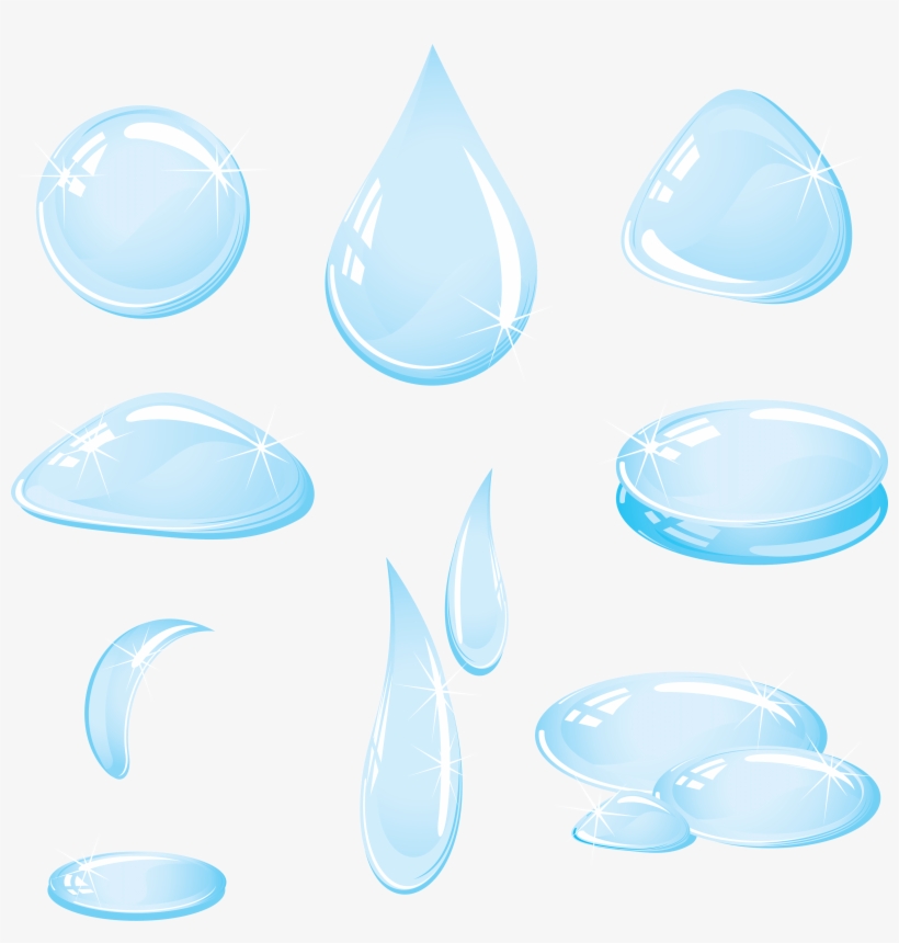 Water Drops Png Image Png Image - Клипарт Капельки Png, transparent png download