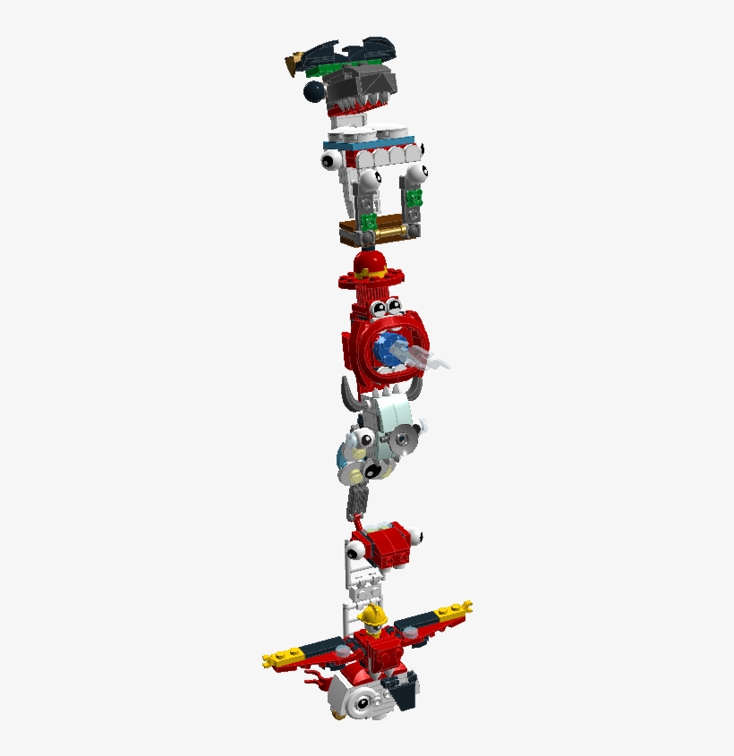 S8 Head Totem Pole - Action Figure, transparent png download