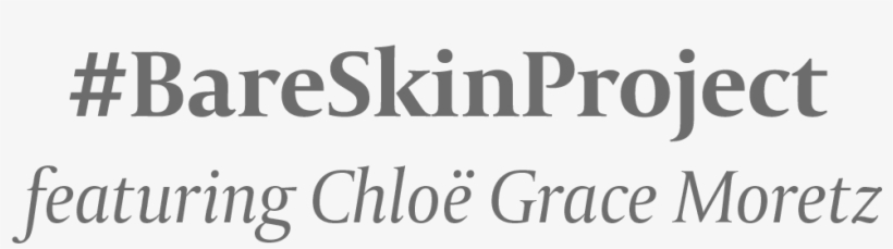 #bareskinproject Featuring Chloe Grace Moretz - Bank, transparent png download