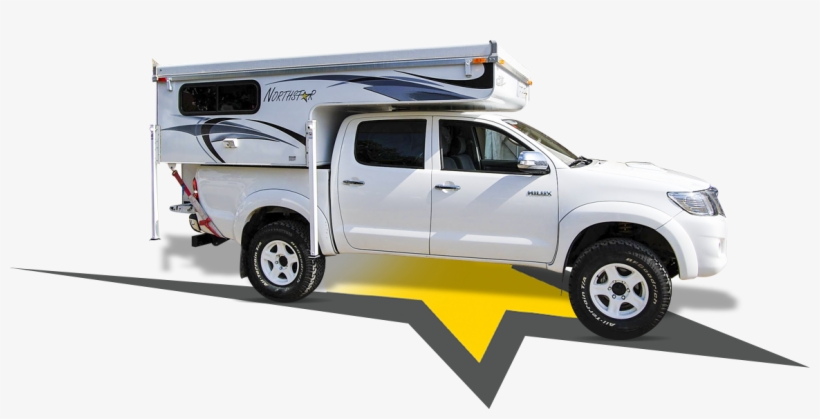 Built To Last Pop-up Camper On A Truck - Northstar Camper, transparent png download