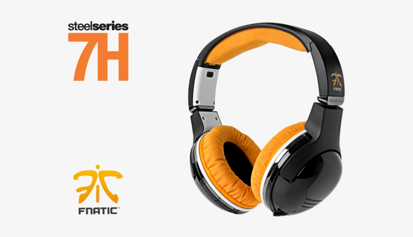 Steelseries 7h Fnatic Edition Full-size Headset, transparent png download