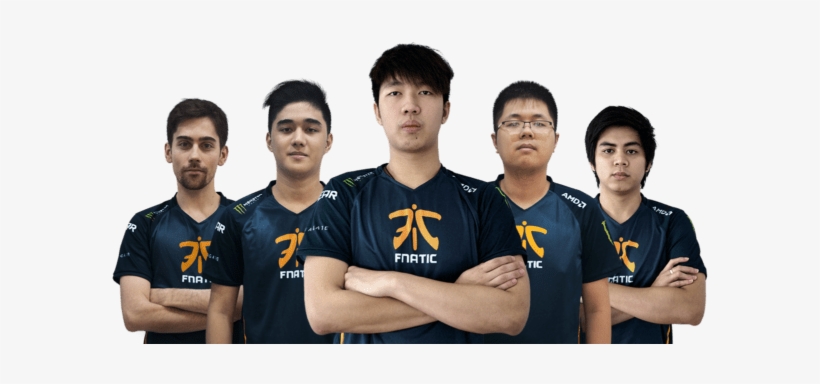 Just Weeks After Qualifying For The Summit 8, Fnatic - Fnatic Lol Esport Team ,t-shirt,100% Cotton, Men's,, transparent png download