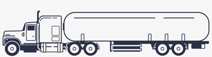 Tanker Truck Side View, transparent png download