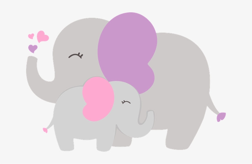 ○••°‿✿⁀elephants‿✿⁀°••○ Elephant - Elefantitos Baby Shower Png, transparent png download