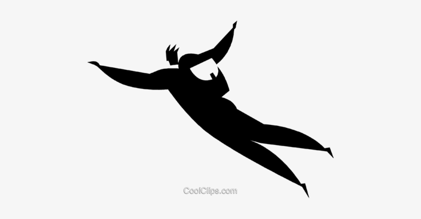 Sky Diving Royalty Free Vector Clip Art Illustration - Illustration, transparent png download