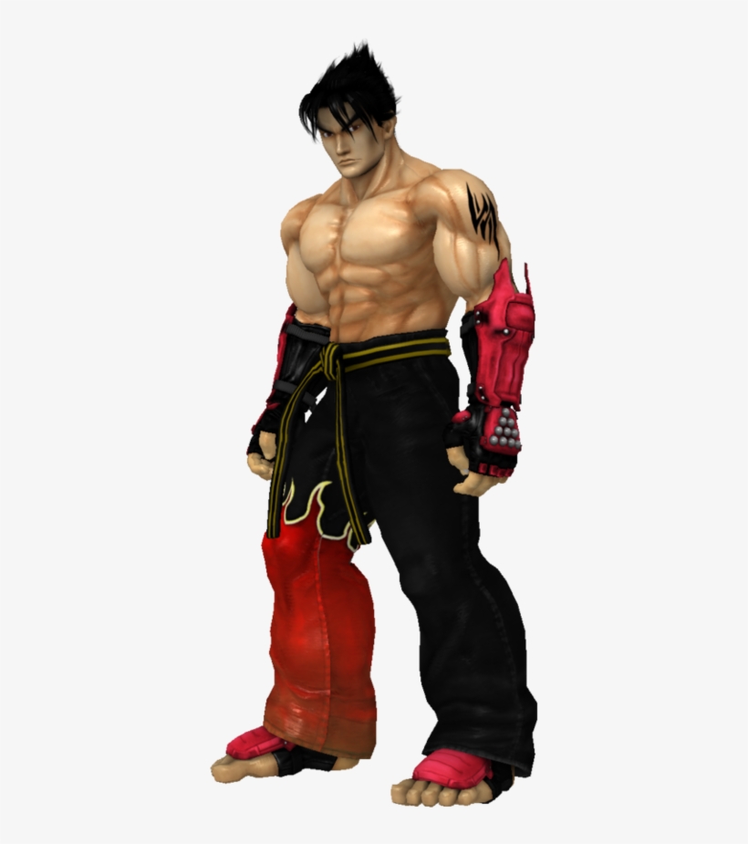 Jin Kazama Stare Left By Dirtscan-d53qw7m - Jin Kazama Model, transparent png download