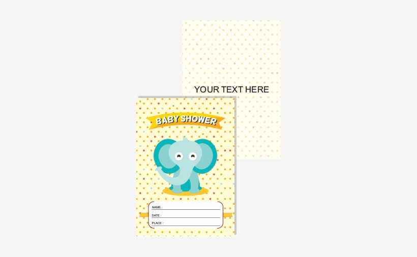 Small Baby Shower Invitation Card - Baby Shower Invitation India, transparent png download