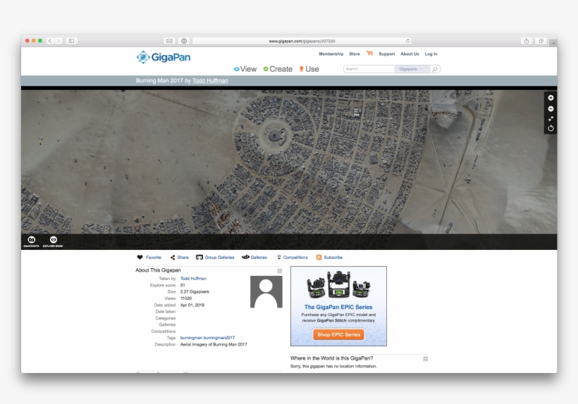 Burning Man 2017 Aerial Imagery By Todd Huffman - 2017 Burning Man, transparent png download