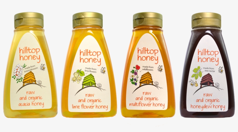 Raw Organic Honey Range - Hilltop Honey Lime Flower Raw 370g, transparent png download
