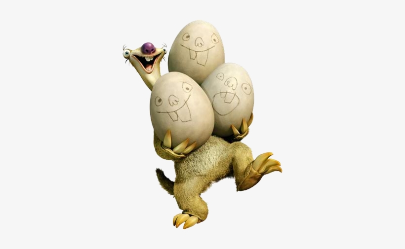 Ice Age Sid Png - Sid Ice Age Eggs, transparent png download