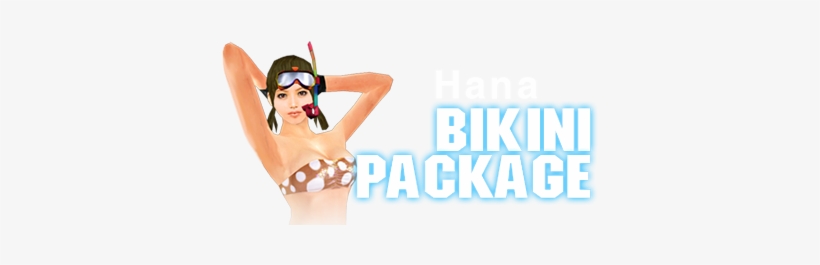 Take Hana Out On A Lethal Beach Date Hana Bikini Pkg - Lingerie Top, transparent png download