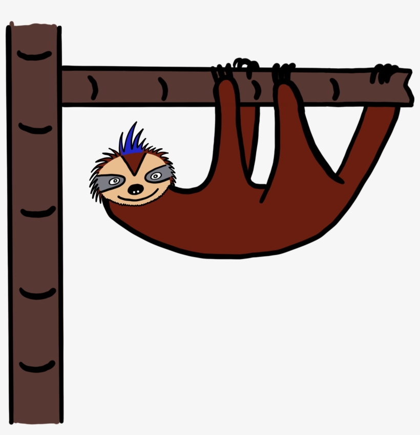 Three Toed Sloth Clipart At Getdrawings - Sloth, transparent png download