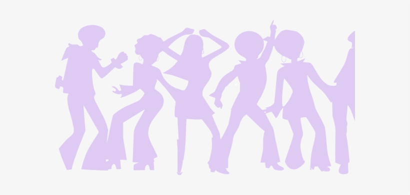 Clip Art People Dancing - Disco Dancers (silhouette) Cutter Set By Patchwork, transparent png download