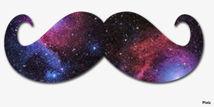 Moustache Nanouille61over Blogcom - Galaxy Mustache Transparent Background, transparent png download