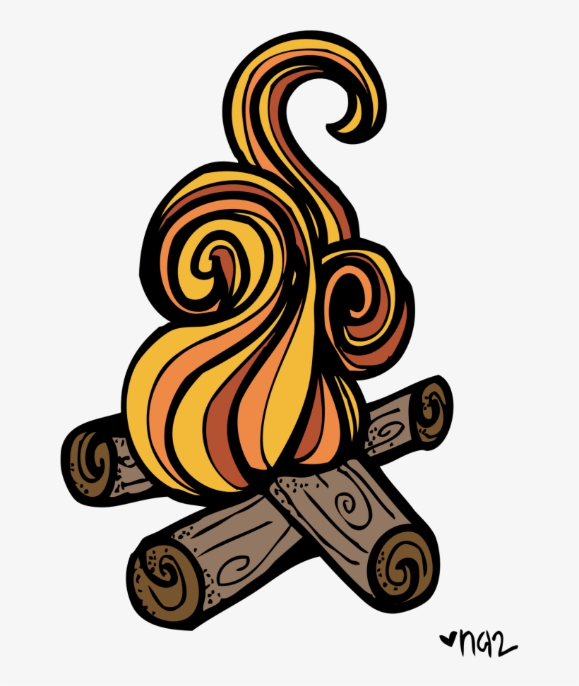 Campfire Clip Art - Camping Clipart Melonheadz, transparent png download