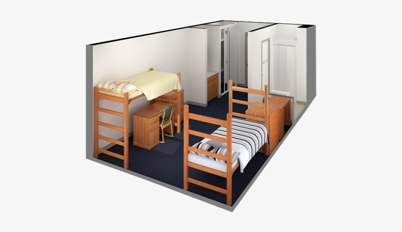 Academic Village Double Suite - Csu Academic Village Dorm PNG Image ...