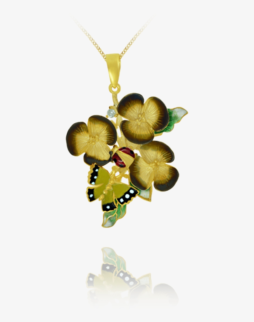 Filigree Butterfly Pendant - Pendant, transparent png download