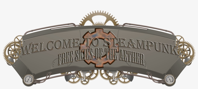 Steampunk Banner, transparent png download