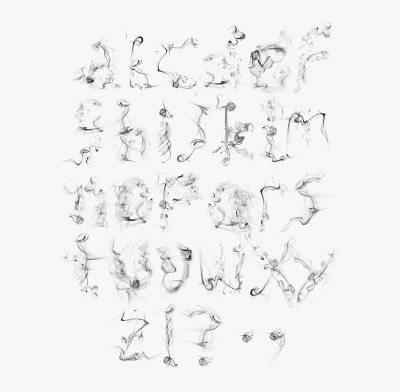 Related Wallpapers - Smokey Lettering, transparent png download