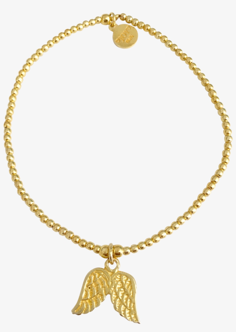Bracelet Tiny Wishes Angel Wings Gold - Bracelet, transparent png download