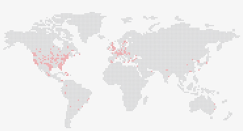 Creatacor's Expertise Spans The World - World Map, transparent png download