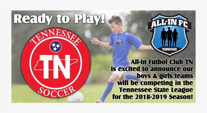 All-in Futbol Club Tennessee Joins Tennessee State - Tennessee, transparent png download