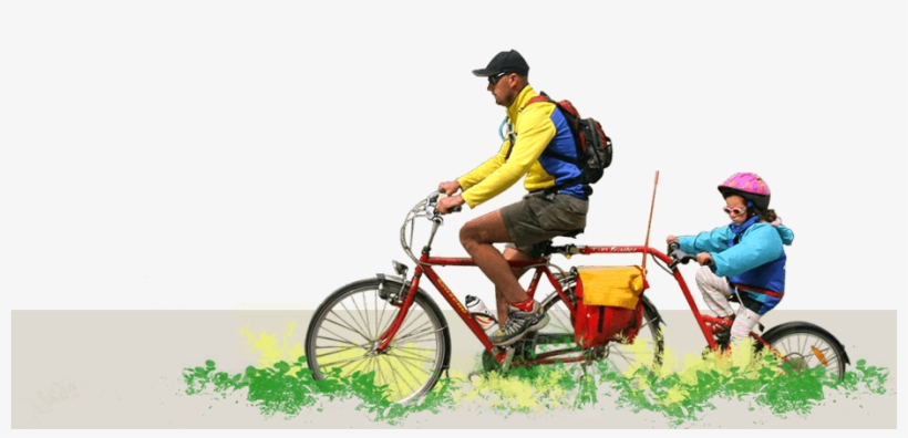 Viajando Por Europa - Familia En Bici Png, transparent png download