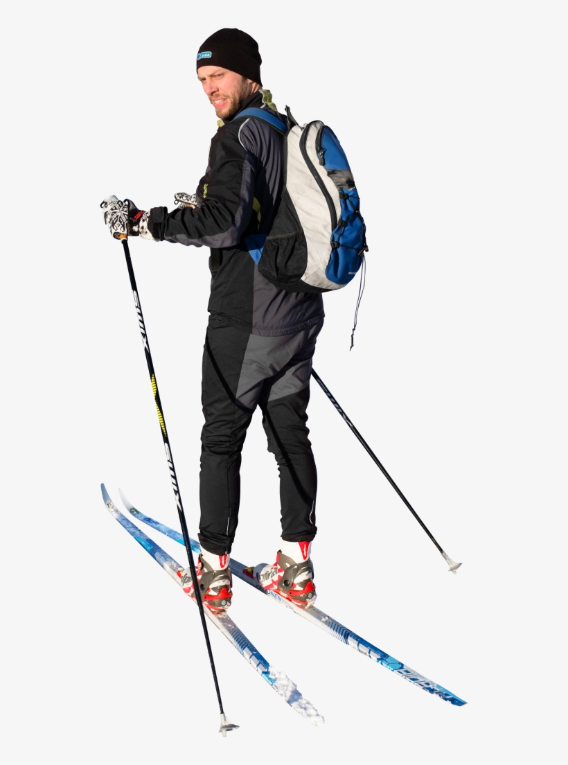 Is Cross Country Skiing Png Image - Cross Country Skier Png, transparent png download