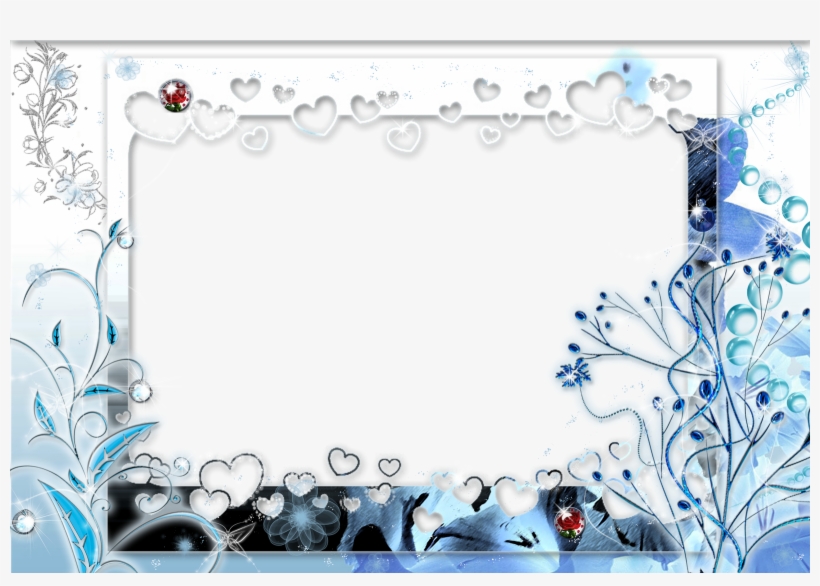 Um Super Abraço Moldura Para Montagem Com Fotos - Romantic Photo Frames Png, transparent png download